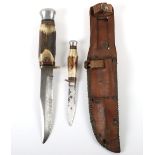 British Hunting Knife by J Milner & Co, Sheffield