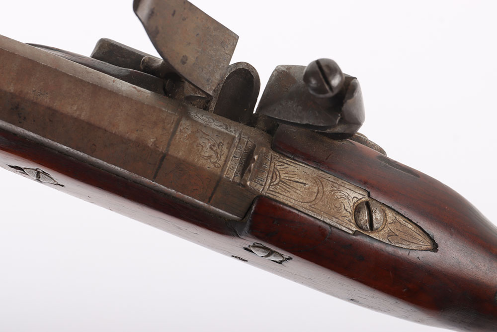 20 Bore Indian Flintlock Holster Pistol c.1840 - Image 7 of 10