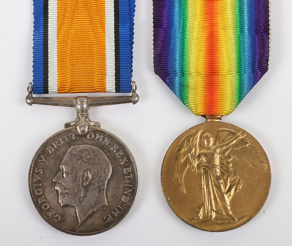 Great War Medals to a Member of 17th Company Machine Gun Corps Who Died of Wounds in March 1916