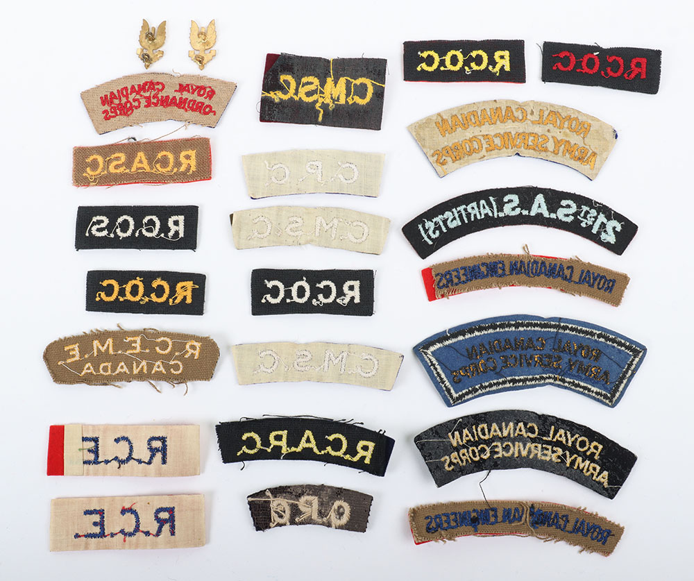 Selection of Canadian Cloth Shoulder Titles - Image 2 of 2