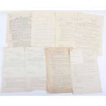 Grouping of Official Documents and Reports Relating to Air Raids and Bomb Damage in Tunbridge Wells,
