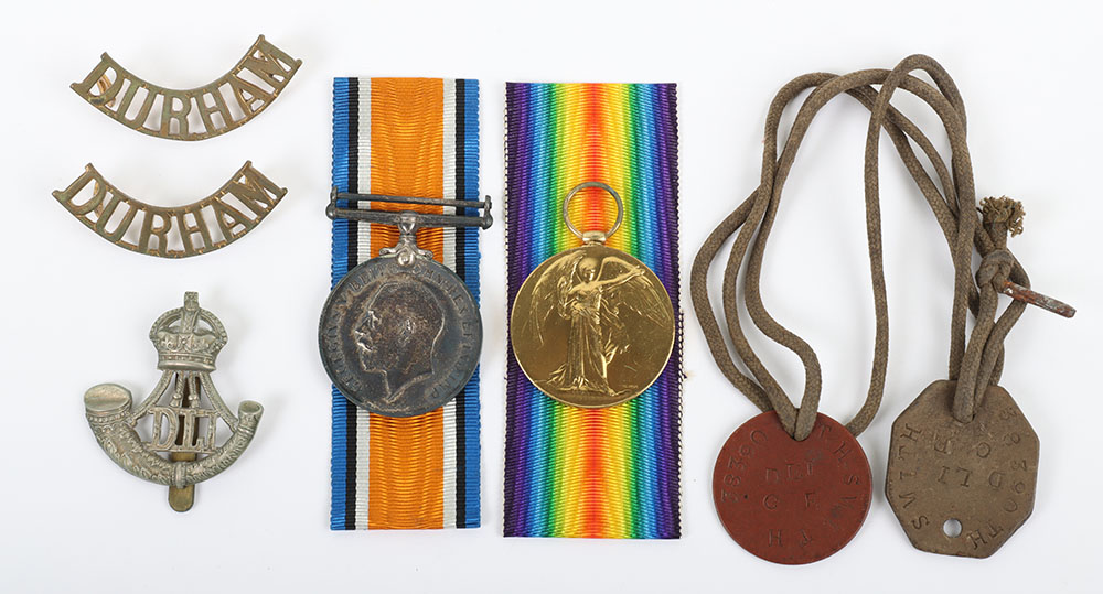 Pair of Great War Medals Durham Light Infantry