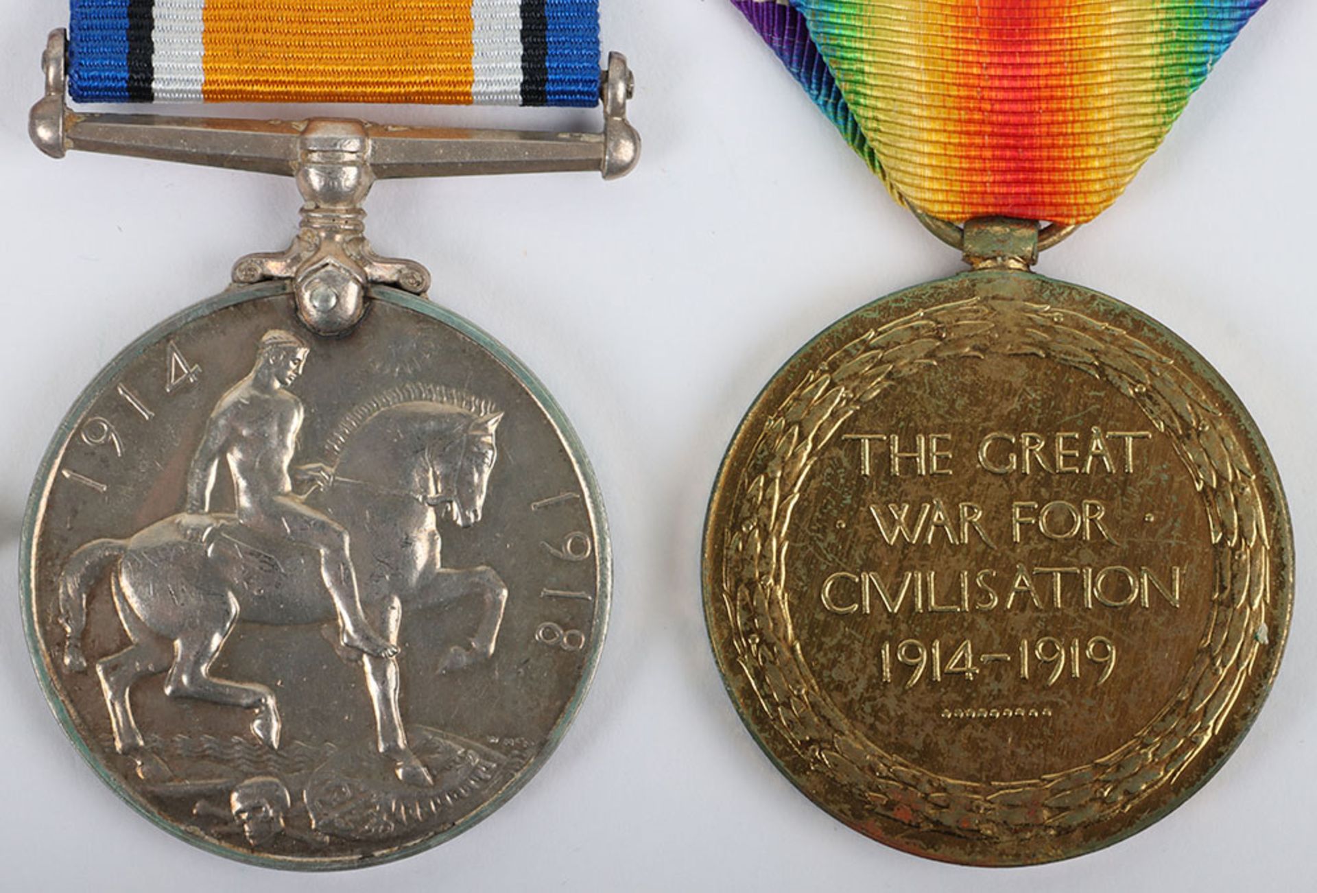WW1 1914-15 Star Medal Trio to the 11th Battalion Durham Light Infantry - Bild 6 aus 8