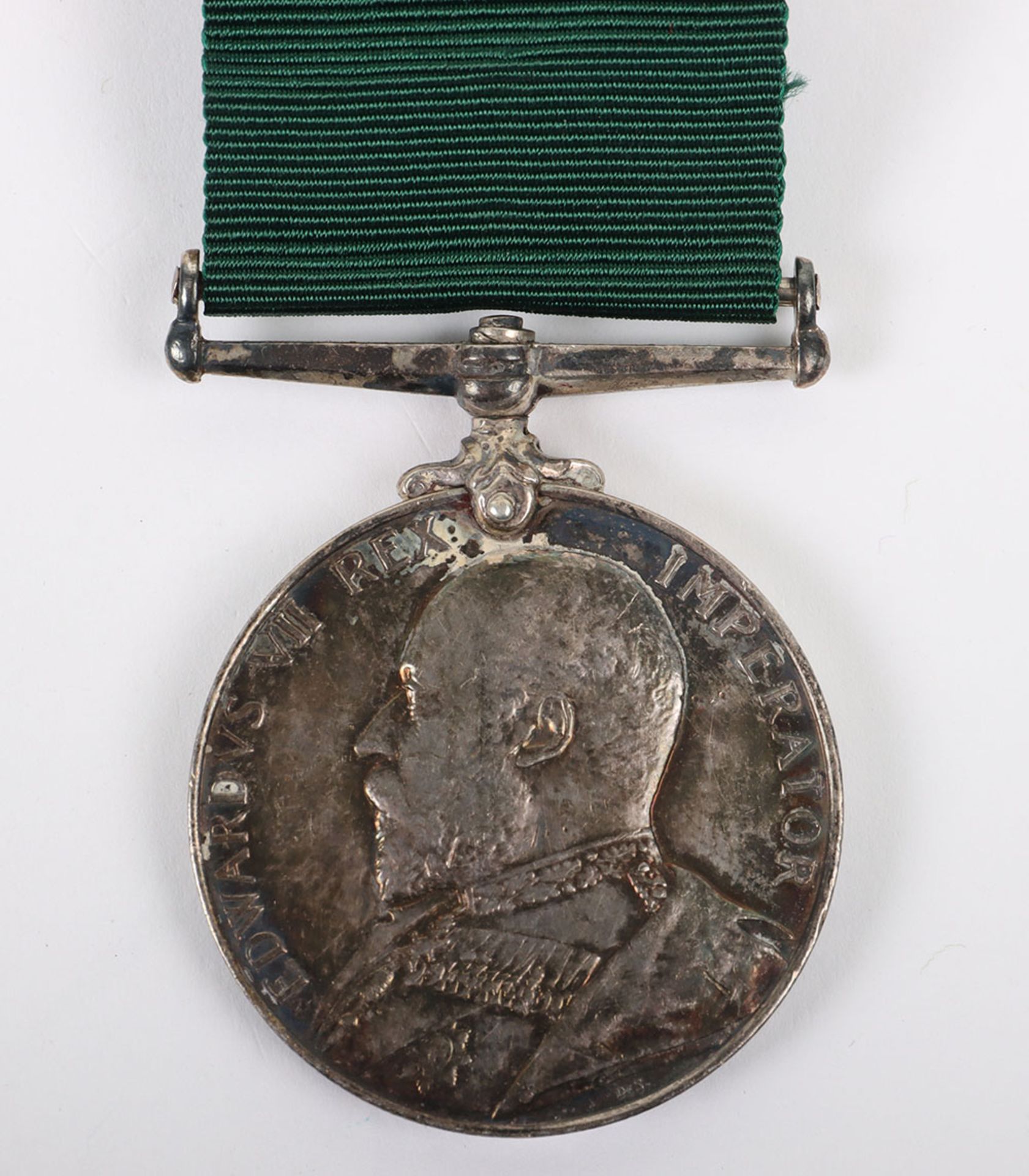 Edward VII Volunteer Long Service Medal to a Sapper in the 1st West York Royal Engineer Volunteers