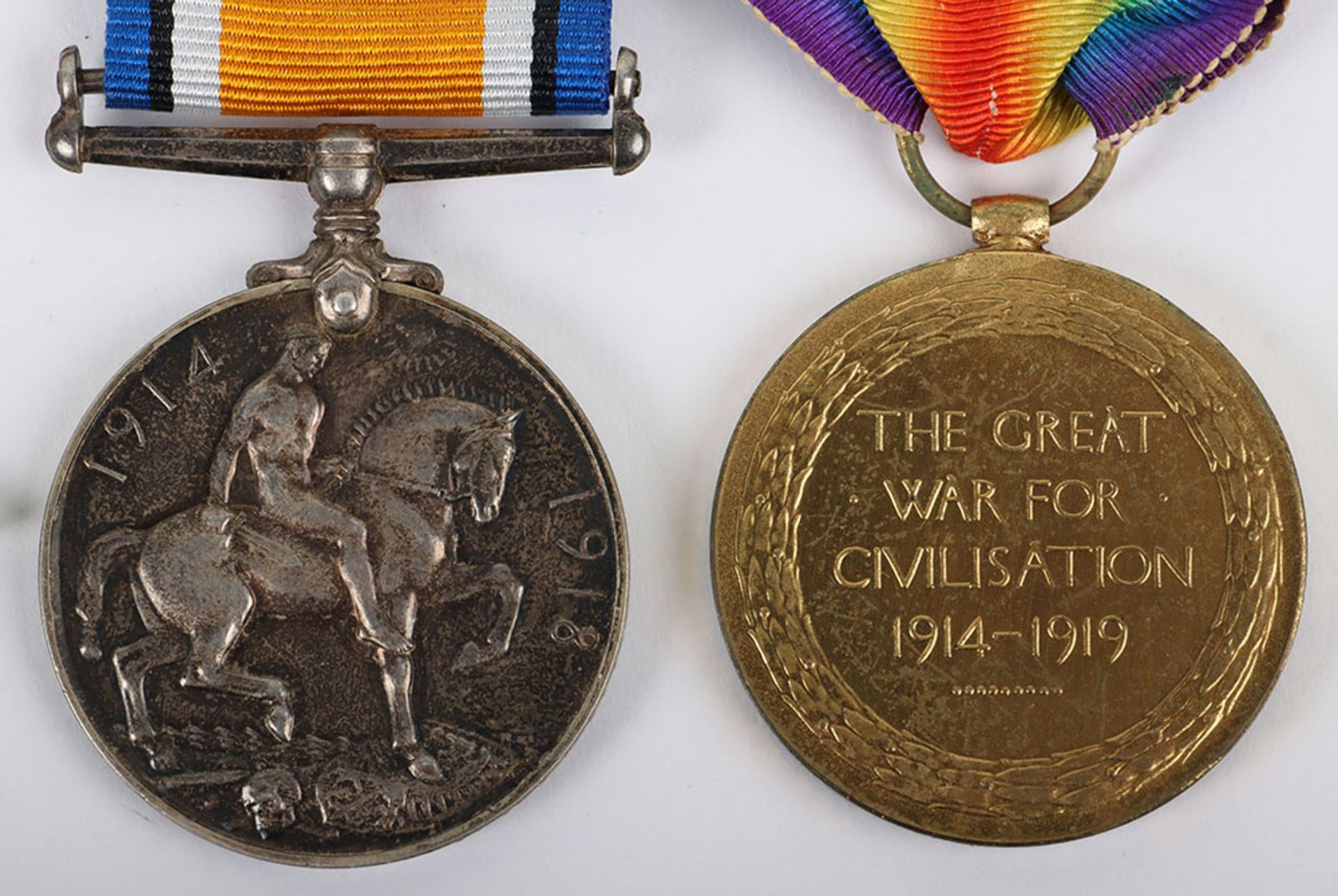 Great War 1914-15 Star Medal Trio to a Private in the Durham Light Infantry Who Was Killed in Action - Image 6 of 8