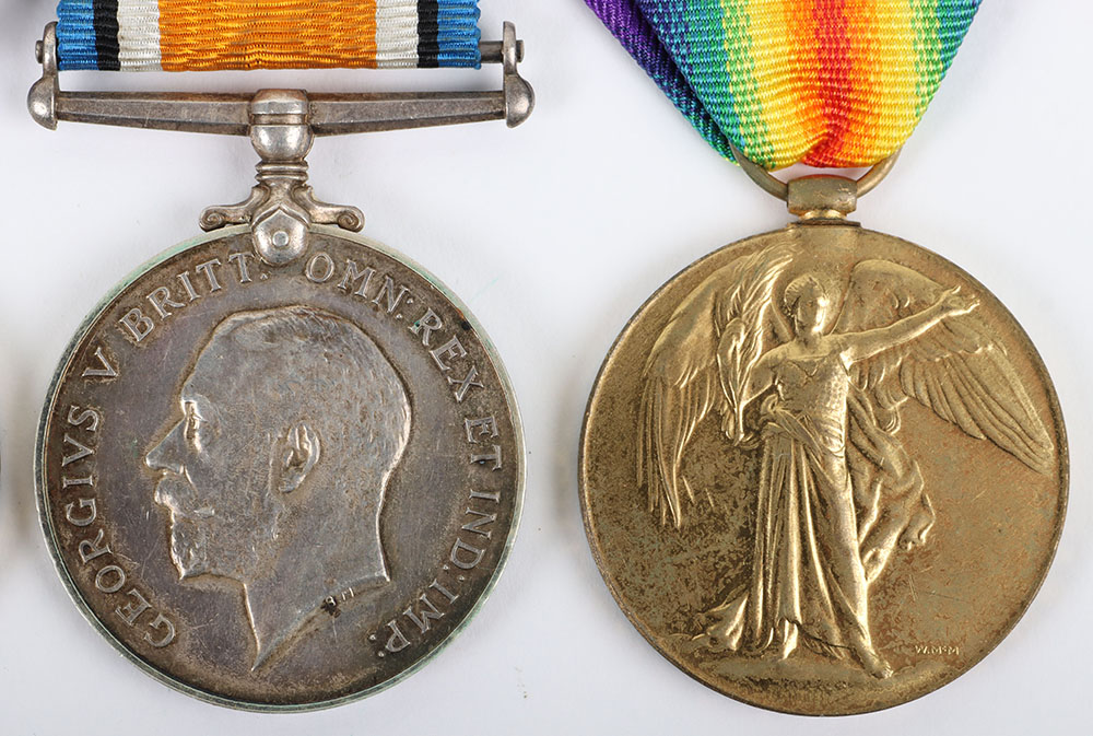 2x Pairs of Great War Medals to the Northumberland Fusiliers - Image 3 of 10