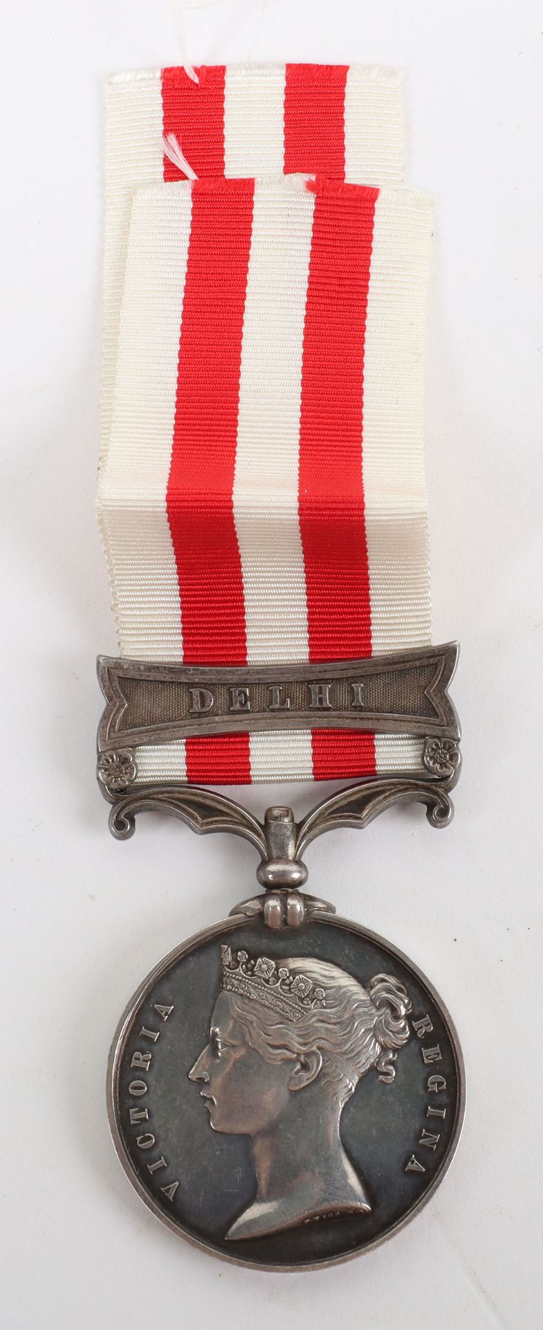 An Unusual Indian Mutiny Medal Awarded to a Gunner of the Artillery Recruit Depot Who Was Killed in