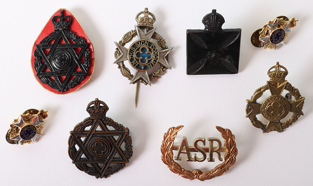 Grouping of British Army Chaplains Badges