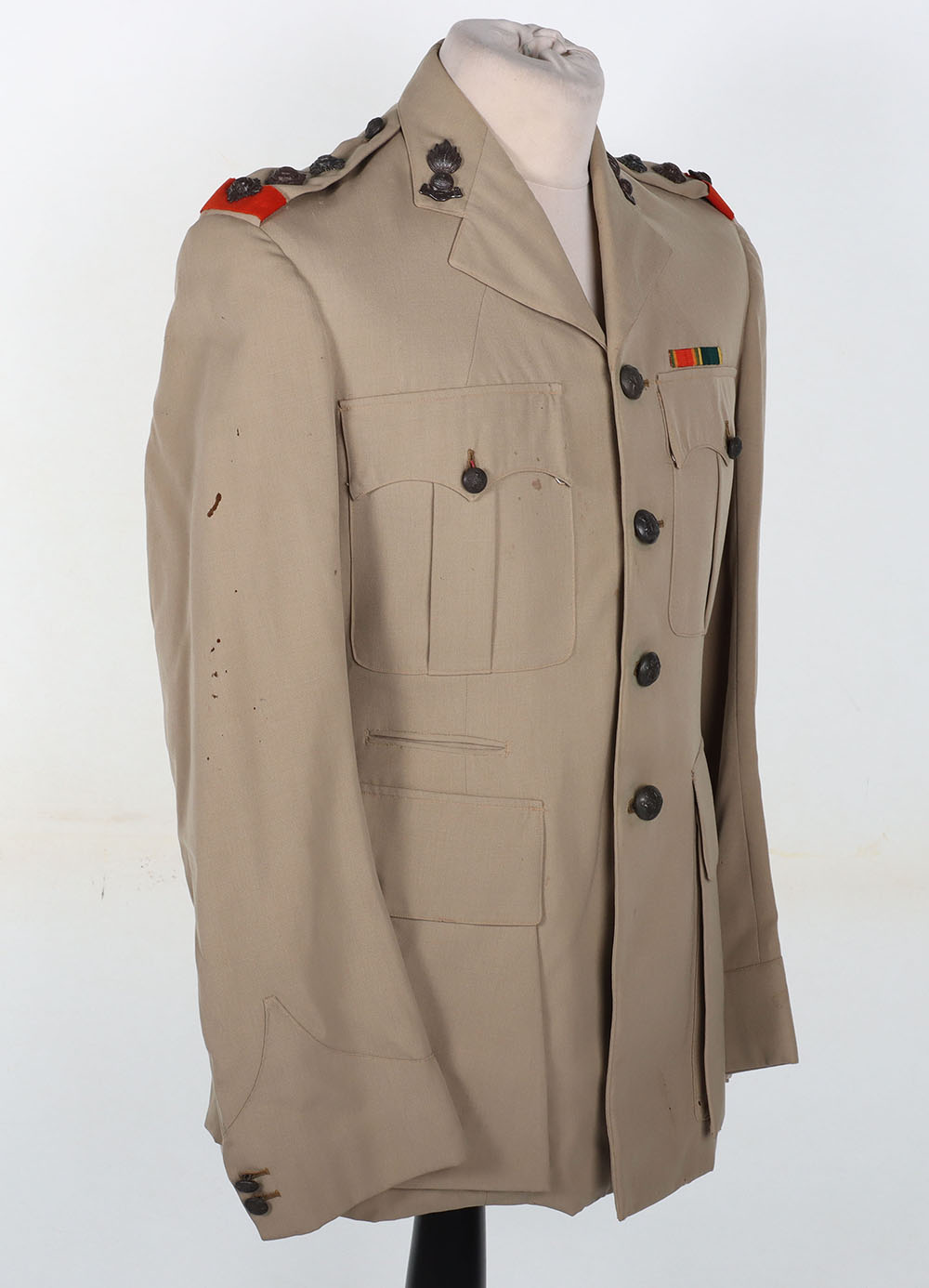 WW2 South African Artillery Officers Service Dress Tunic - Image 5 of 8