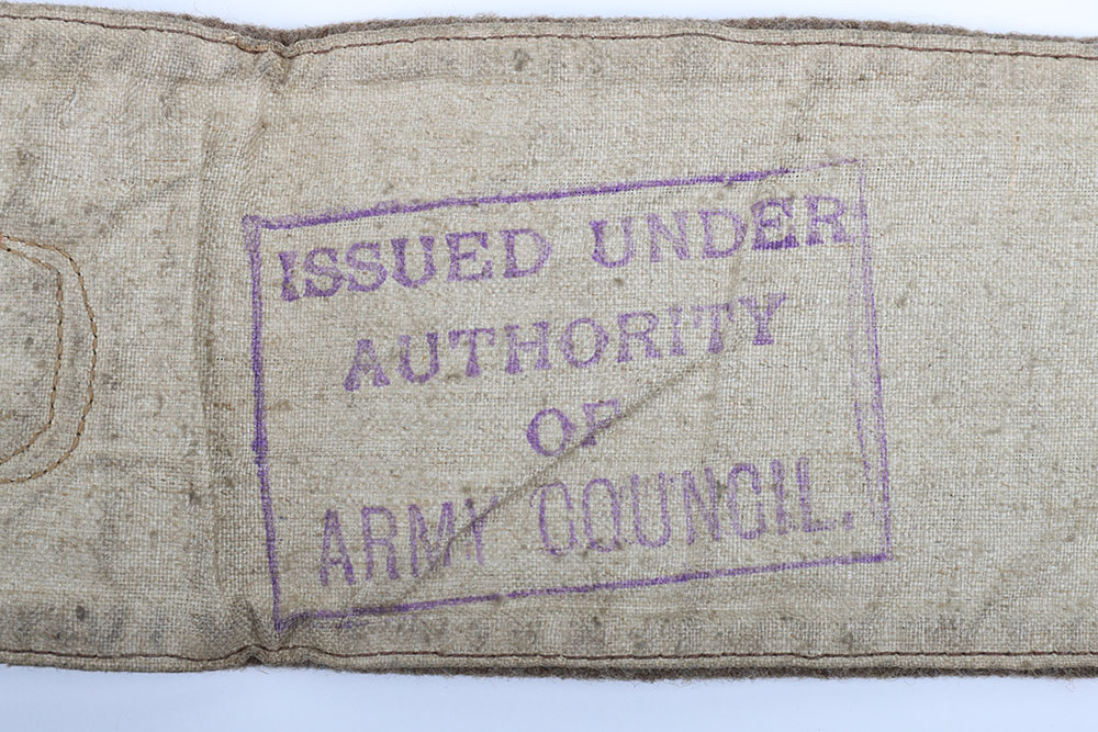 WW1 British Derby Scheme Armband of 2/9th London Regiment Interest - Image 7 of 7