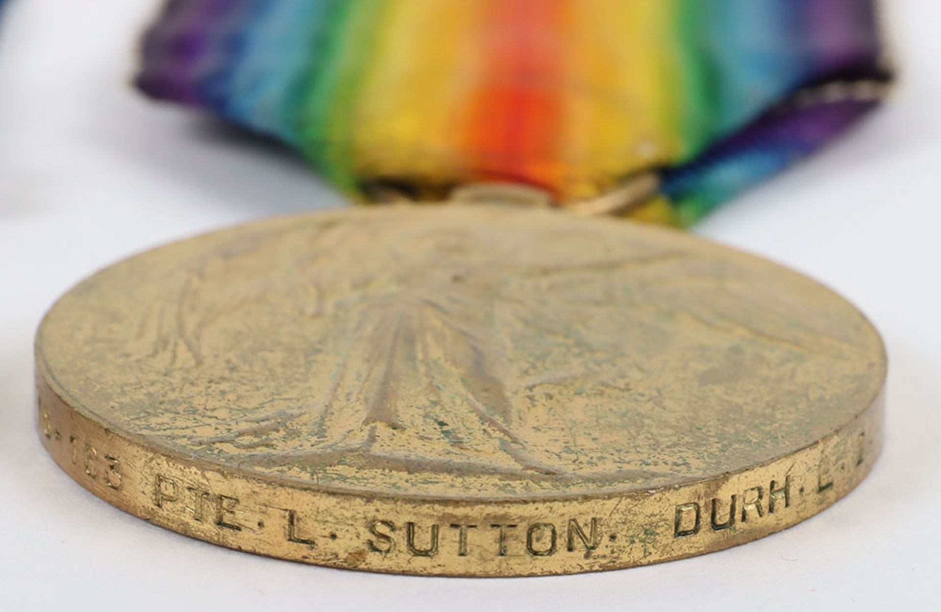Great War 1914-15 Star Medal Trio to One of the Original Members of the 18th (1st County) Battalion - Bild 5 aus 8