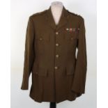 WW2 British Officers Service Dress Tunic of Colonel Robert H Sims 2nd Battalion Royal Welch Fusilier