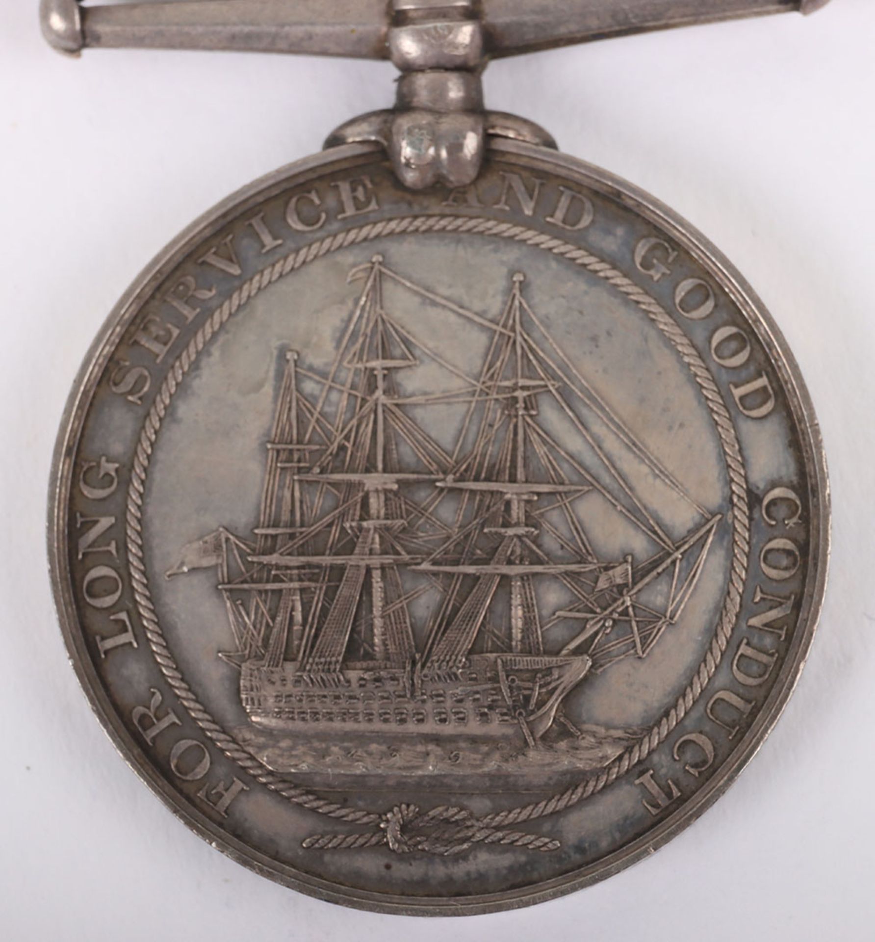 Victorian Royal Navy Long Service and Good Conduct Medal to the Coast Guard - Bild 4 aus 5