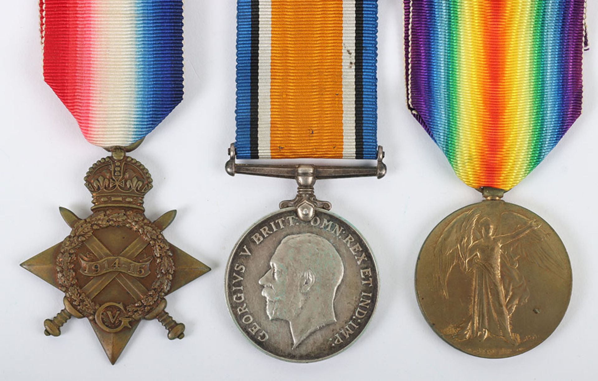 WW1 1914-15 Star Medal Trio to a Corporal in the King’s Own Yorkshire Light Infantry