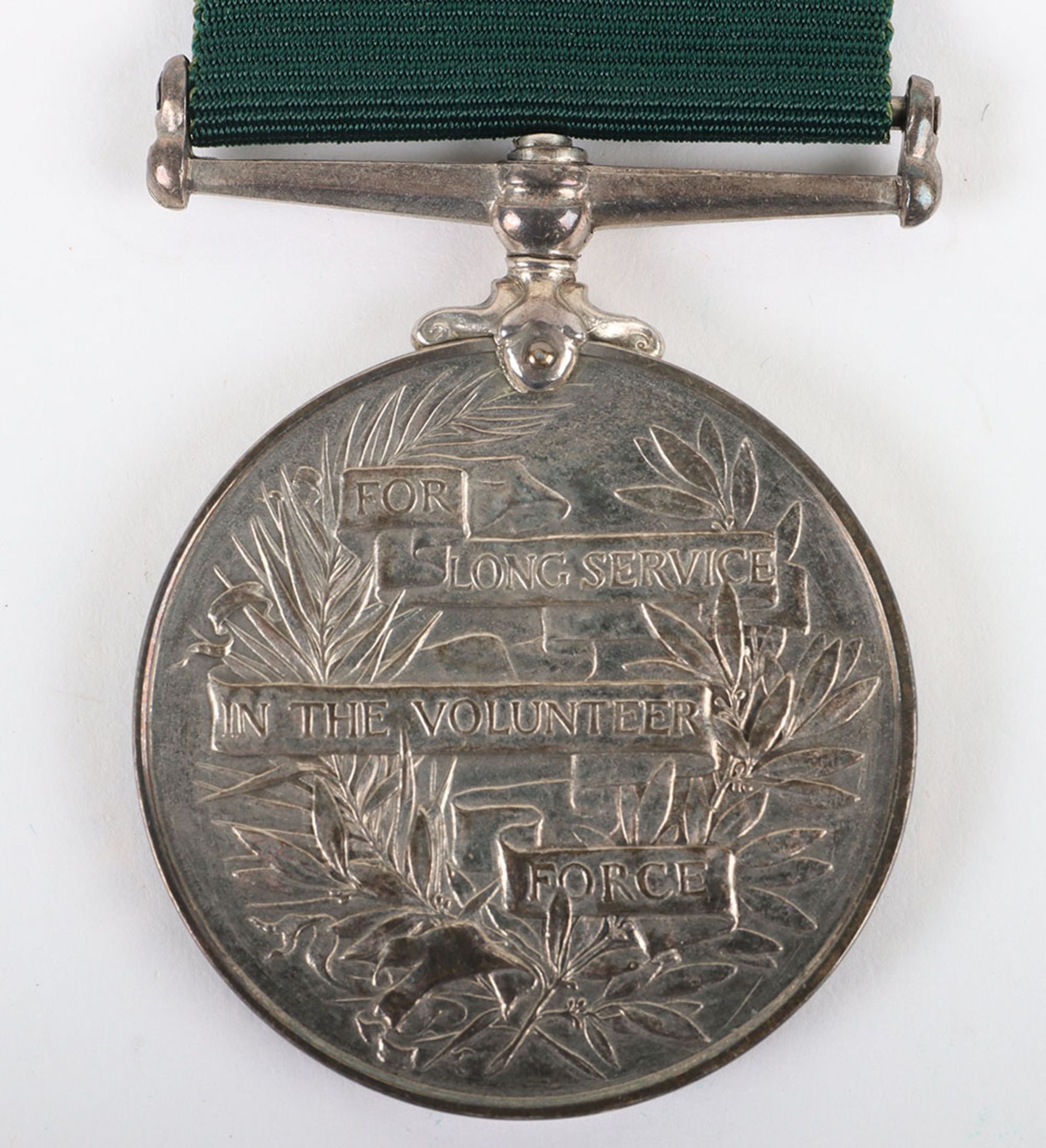 Edwardian Volunteer Long Service Medal to an Orderly Room Clerk in the Durham Royal Engineer Volunte - Image 4 of 5
