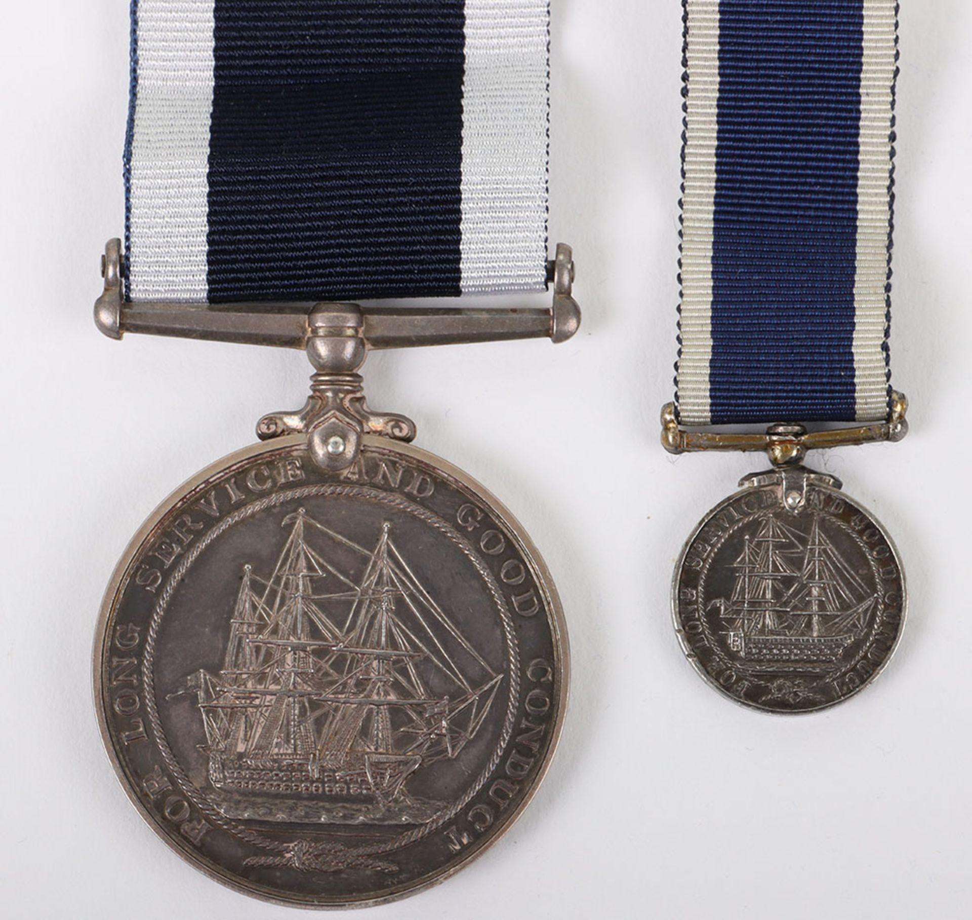 George V Royal Navy Long Service and Good Conduct Medal to the Coast Guard - Bild 7 aus 7