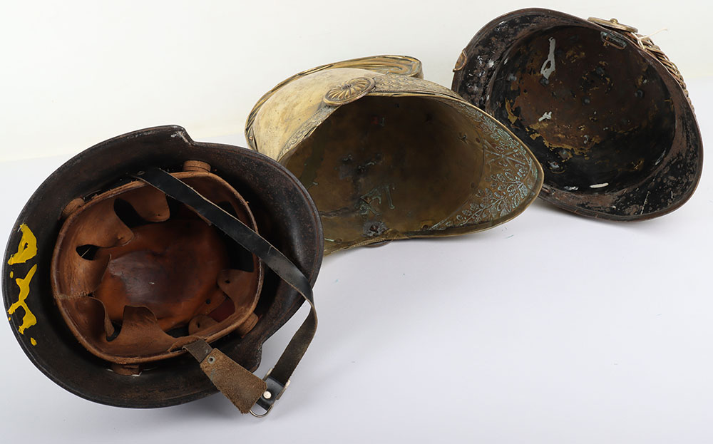 19th Century French Brass Fire Helmet - Image 9 of 9