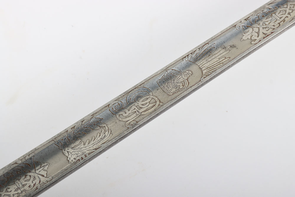 1897 Pattern Infantry Officers Presentation Sword of the Hampshire Regiment, Dated 1926 - Image 12 of 15