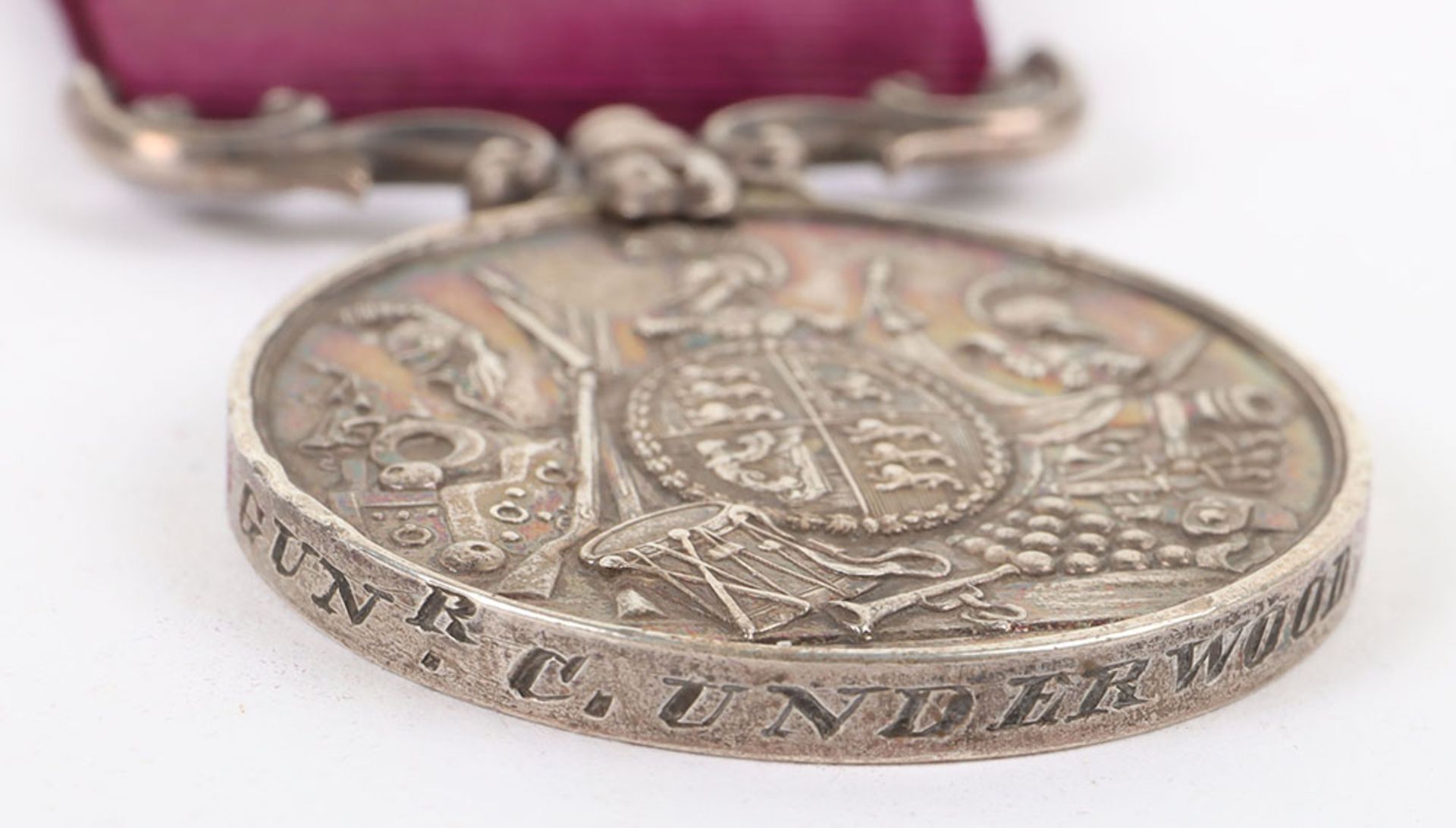 Sole Entitlement Victorian Army Long Service Good Conduct Medal to the Royal Artillery - Image 5 of 5