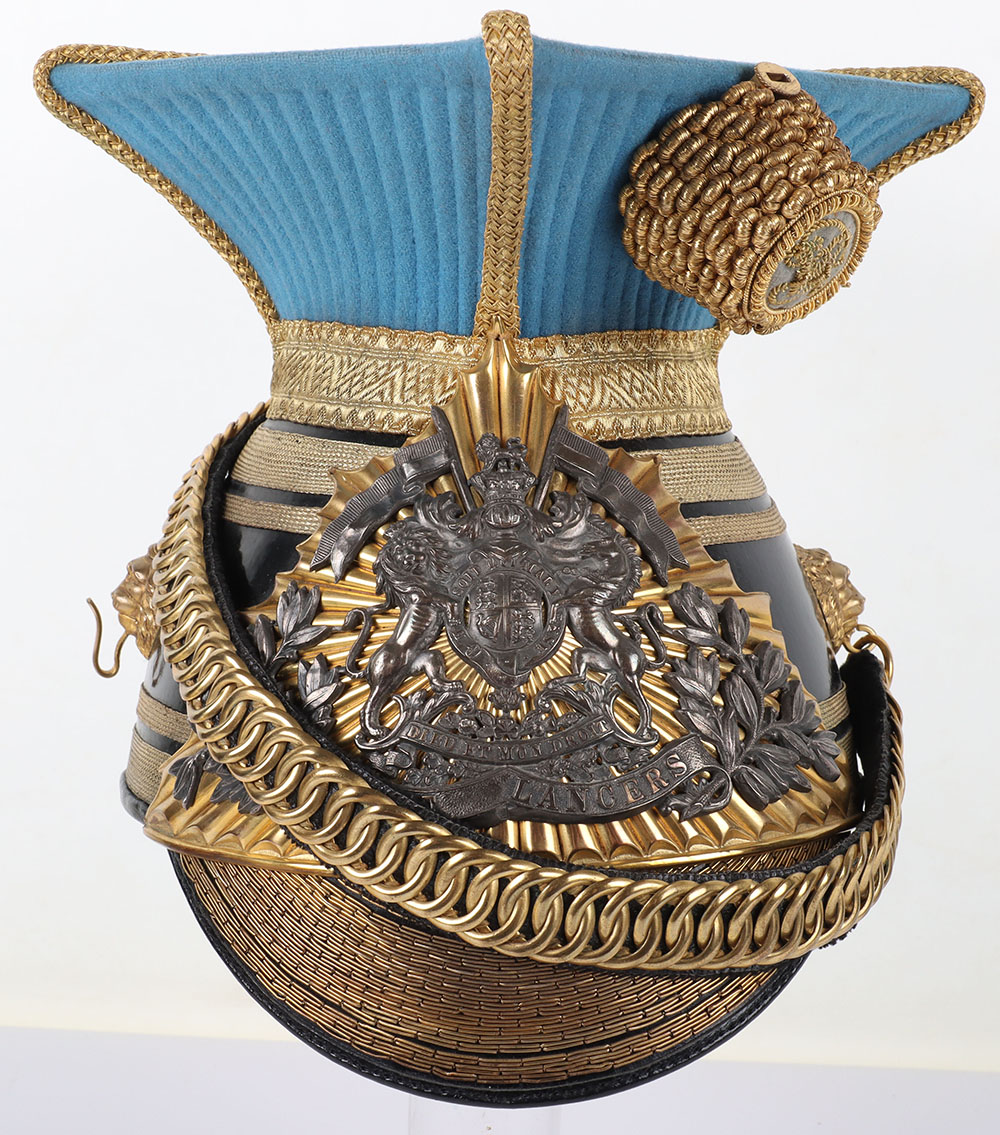 Victorian 21st (Empress of India’s) Lancers Officers Lance Cap - Image 6 of 16