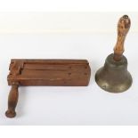 WW2 ARP Bell and Gas Rattle