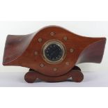 Great War Period Mantle Clock Made from WW1 Propeller