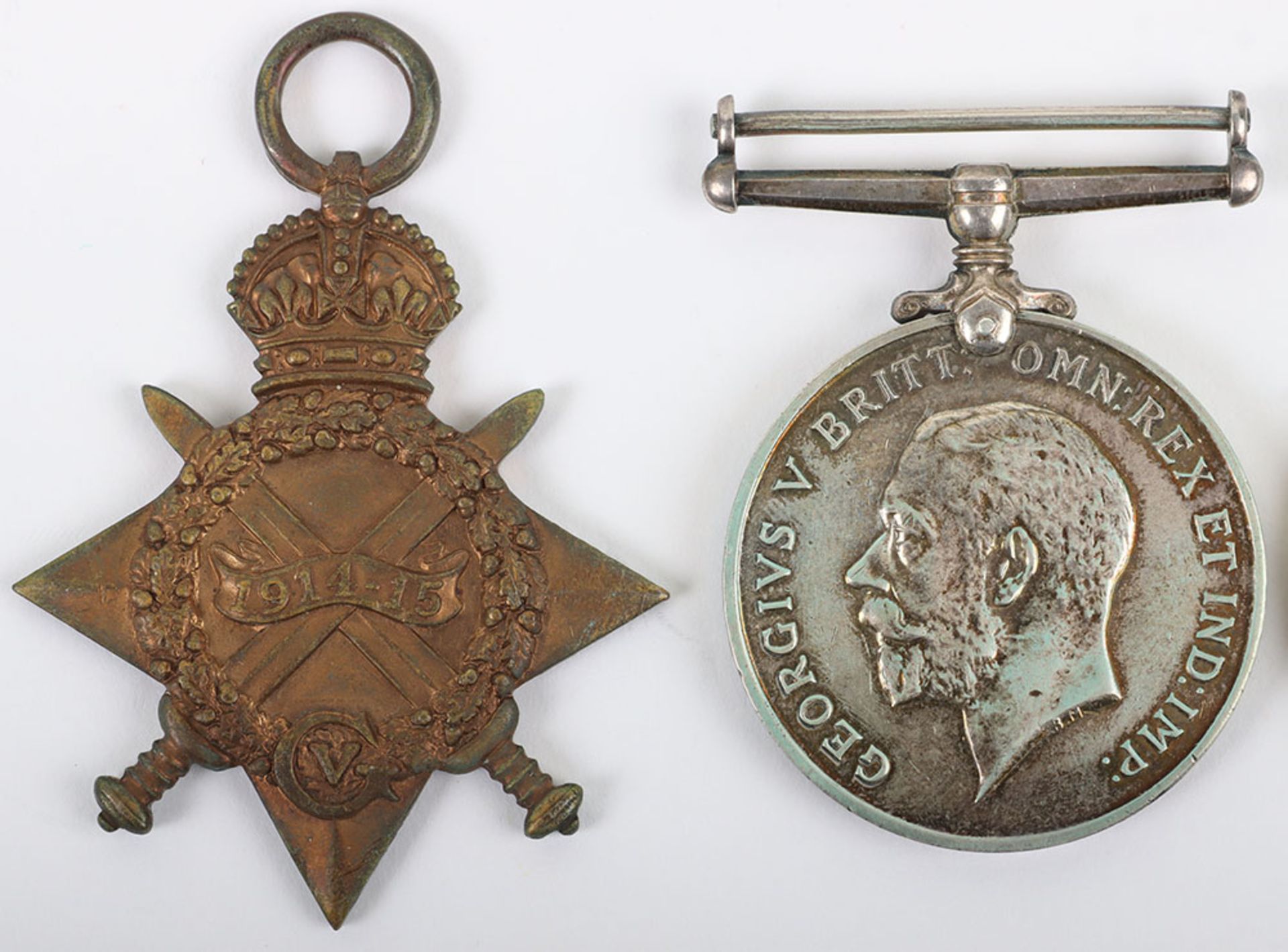 Great War 1914-15 Star Medal Trio to a Private in the 2nd Durham Light Infantry Who Died of Wounds C - Bild 2 aus 8