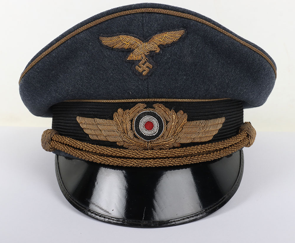 Rare WW2 German Luftwaffe Generals Peaked Cap by Erel - Image 2 of 9