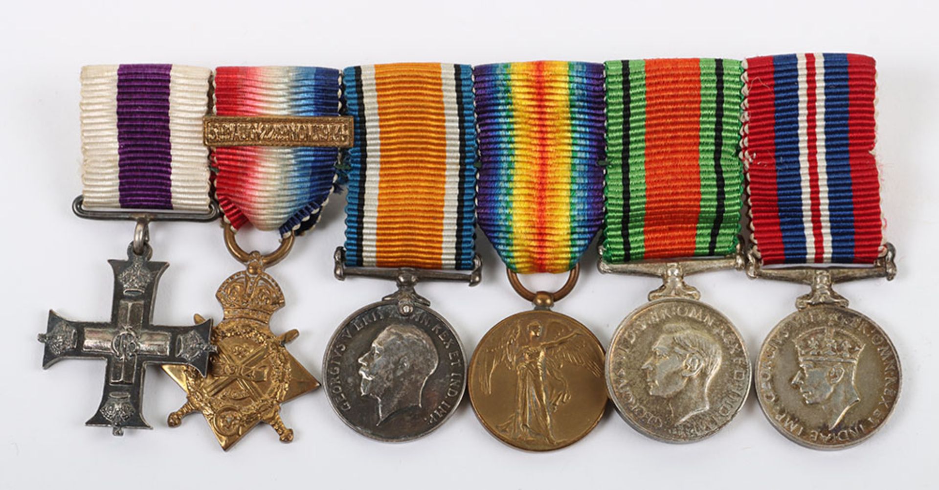 A Superb Great War Military Cross and Bar, Distinguished Conduct Medal Group of Seven to the Royal F - Bild 14 aus 28