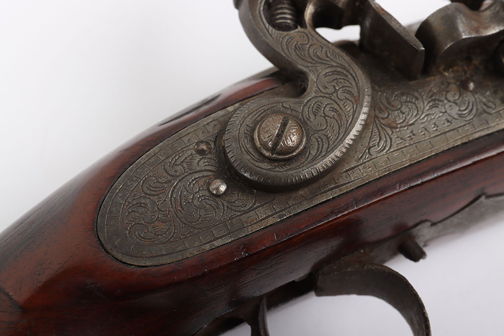 20 Bore Indian Flintlock Holster Pistol c.1840 - Image 8 of 10
