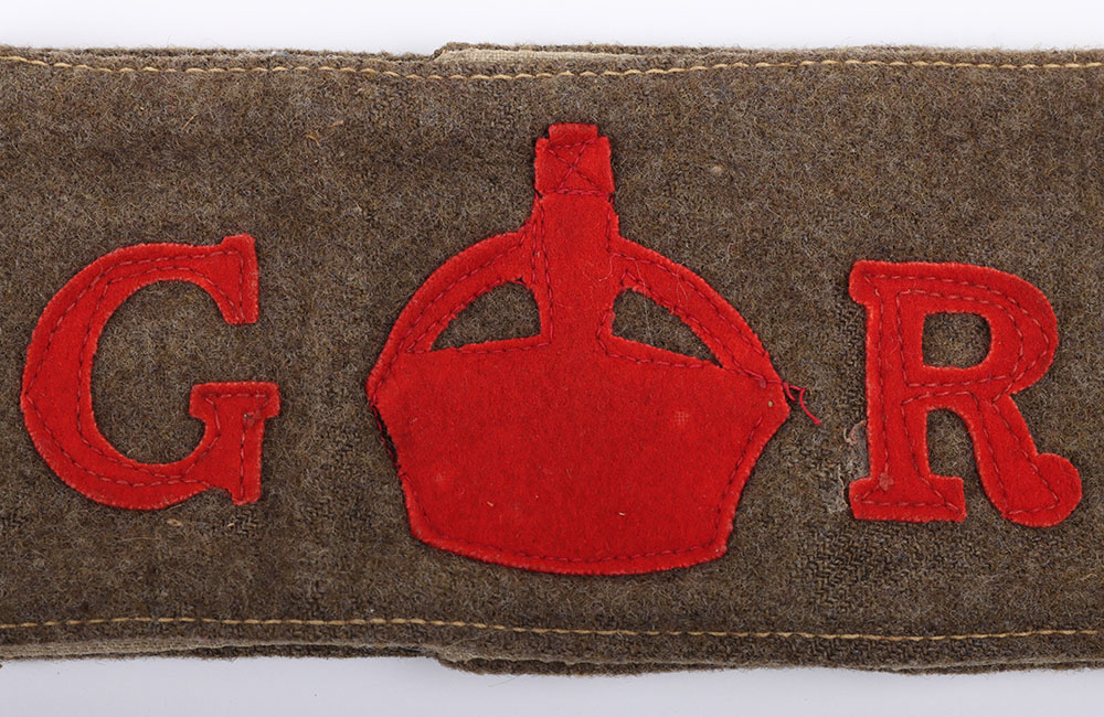 WW1 British Derby Scheme Armband of 5th Battalion City of London Rifle Volunteers Interest - Image 2 of 7