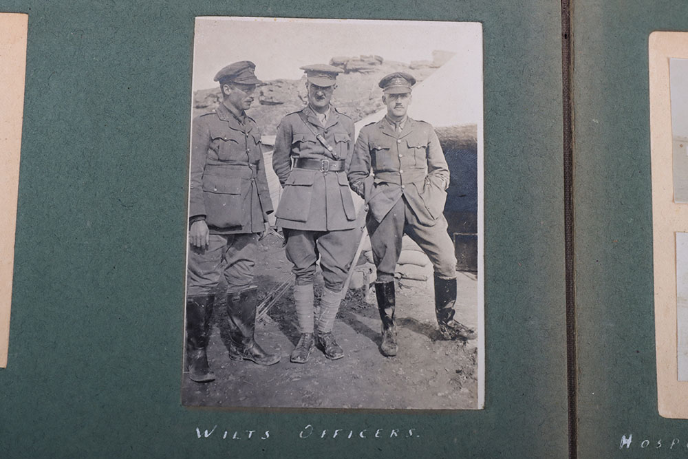 WW1 British Photograph Album of Wiltshire Regiment Interest