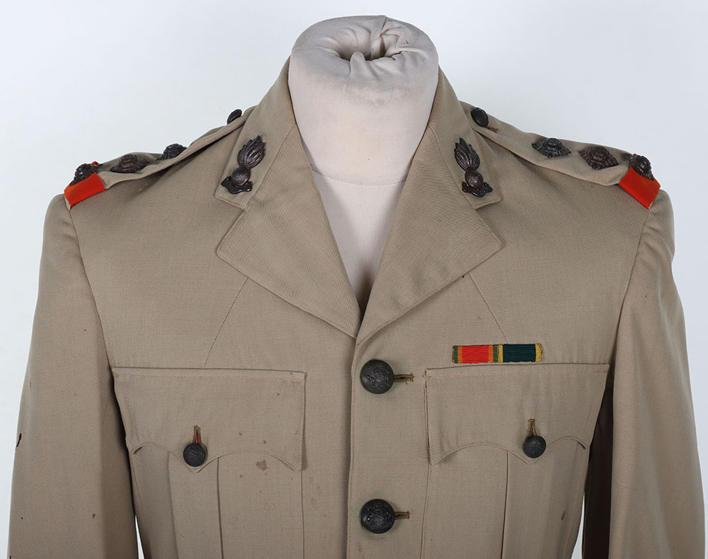 WW2 South African Artillery Officers Service Dress Tunic - Image 2 of 8