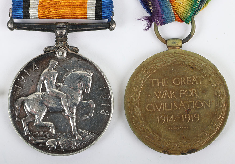 WW1 1914-15 Star Medal Trio to the 25th Battalion Royal Fusiliers (Frontiersmen), 1 of Only 2 Britis - Image 6 of 8