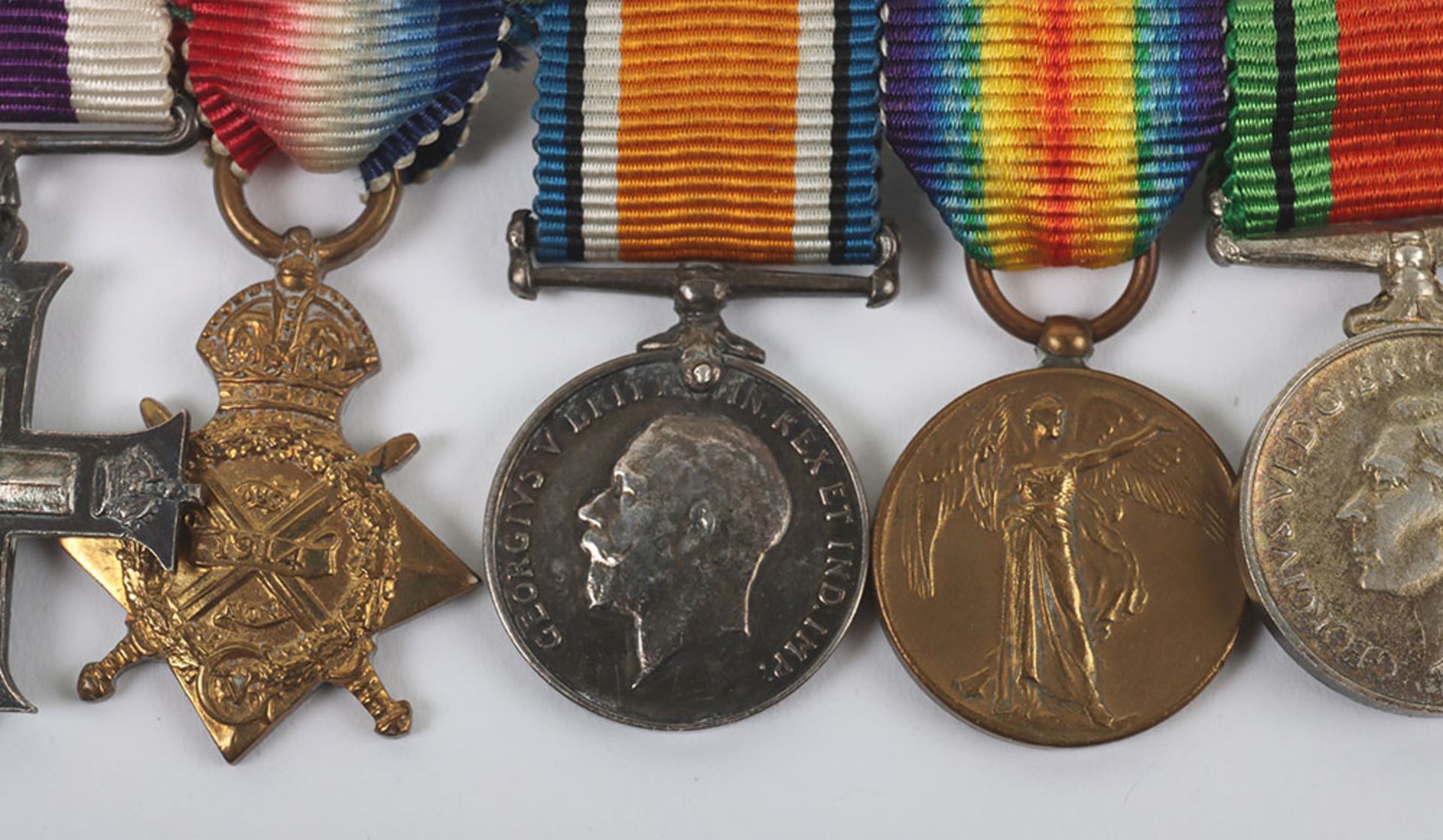 A Superb Great War Military Cross and Bar, Distinguished Conduct Medal Group of Seven to the Royal F - Bild 15 aus 28