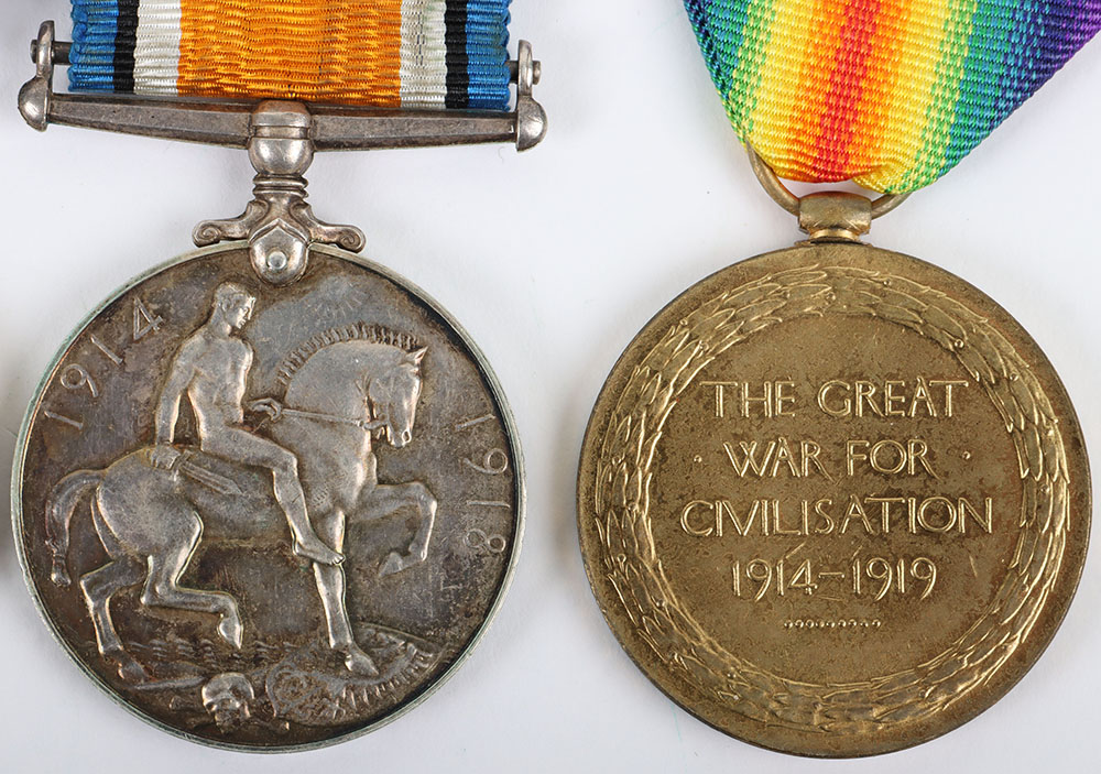 2x Pairs of Great War Medals to the Northumberland Fusiliers - Image 9 of 10