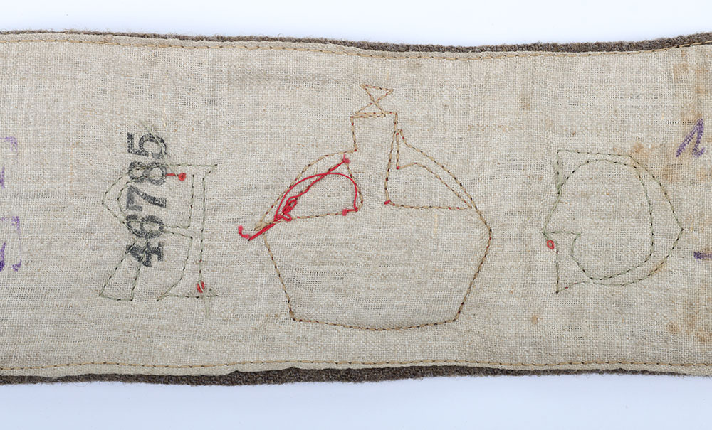 WW1 British Derby Scheme Armband of 5th Battalion City of London Rifle Volunteers Interest - Image 6 of 7