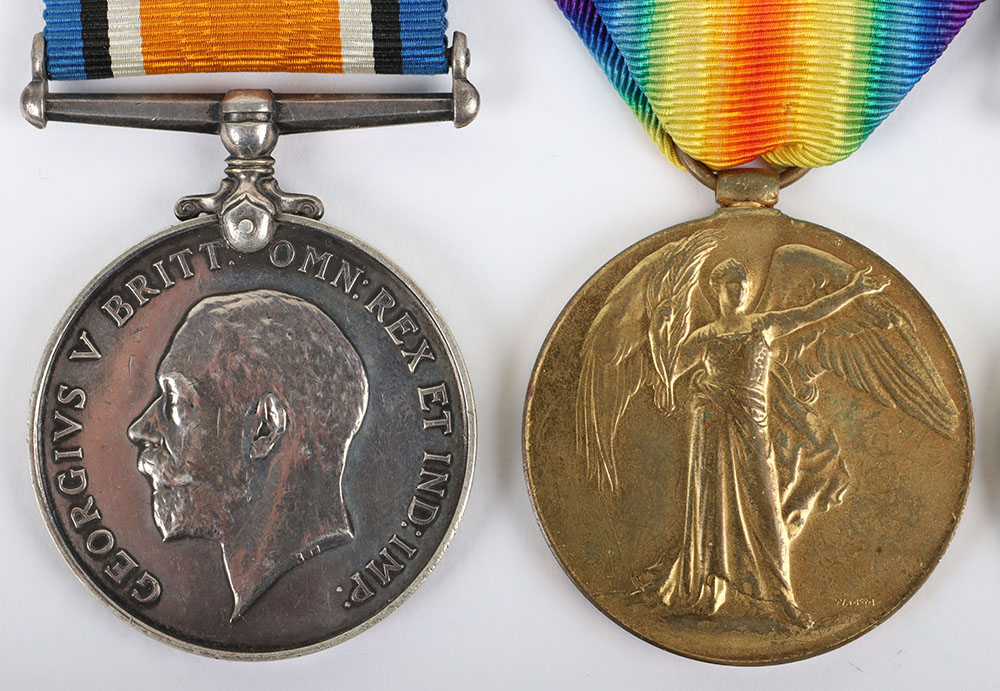 2x Pairs of Great War Medals to the Northumberland Fusiliers - Image 2 of 10