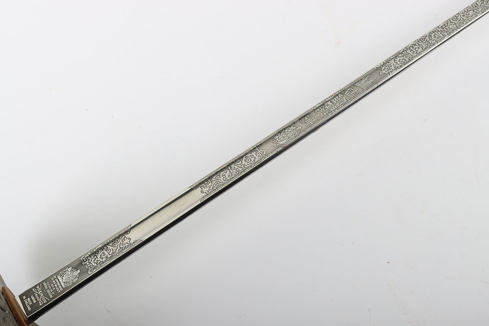 EIIR 1897 Pattern Infantry Officers Sword by Wilkinson No.107600 - Image 10 of 16