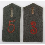 2x WW1 German Simplified Shoulder Straps