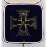 1914 Iron Cross 1st Class in Original Case of Issue