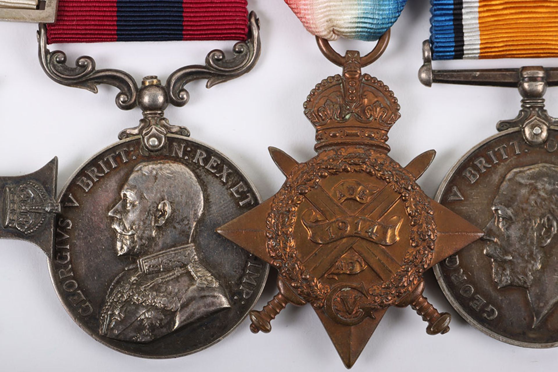 A Superb Great War Military Cross and Bar, Distinguished Conduct Medal Group of Seven to the Royal F - Bild 7 aus 28