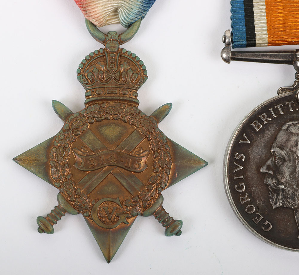 Great War 1914-15 Star Medal Trio to a Private in the 1/8th Durham Light Infantry Who Was Discharged - Image 3 of 8