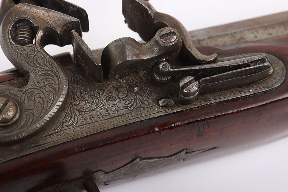 20 Bore Indian Flintlock Holster Pistol c.1840 - Image 9 of 10