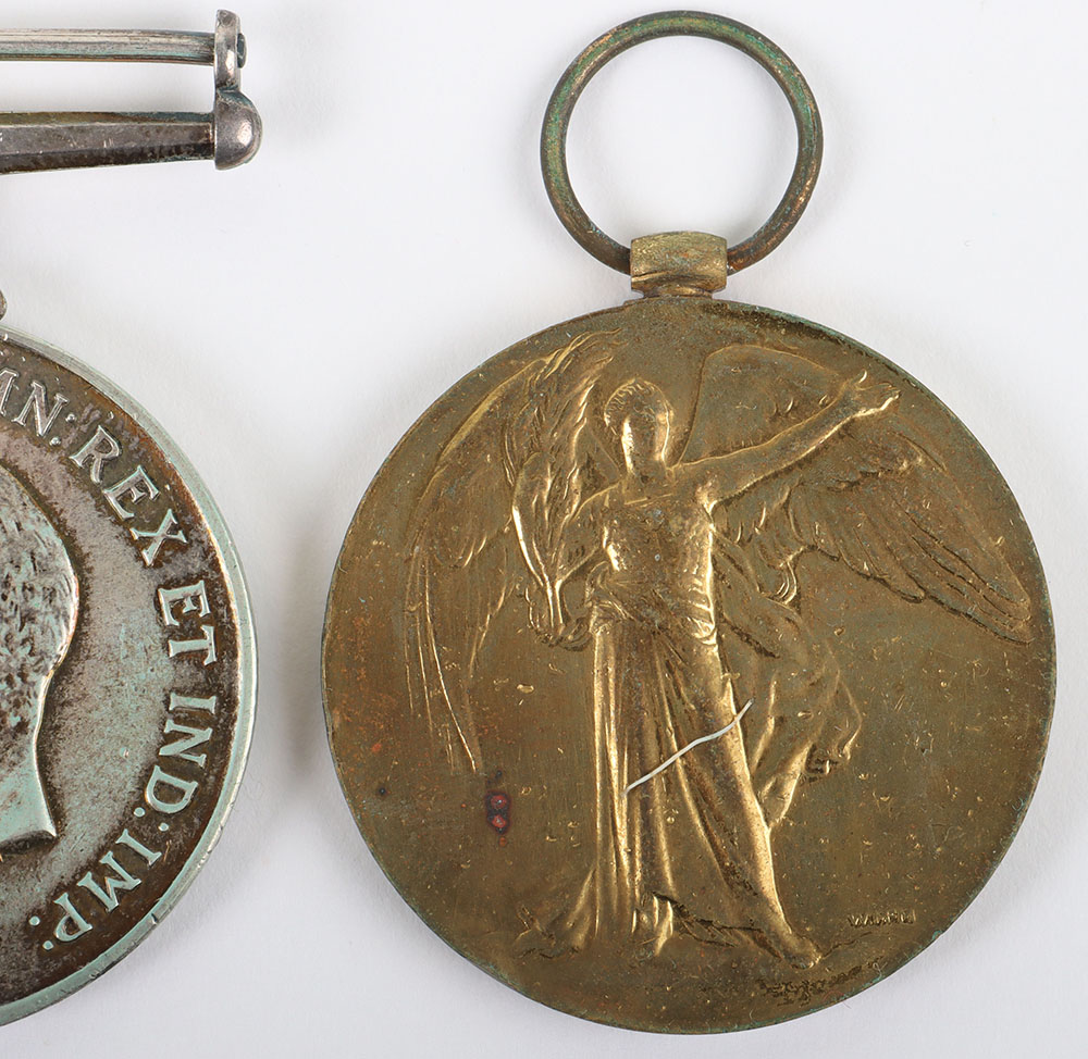 Great War 1914-15 Star Medal Trio to a Private in the 2nd Durham Light Infantry Who Died of Wounds C - Image 3 of 8