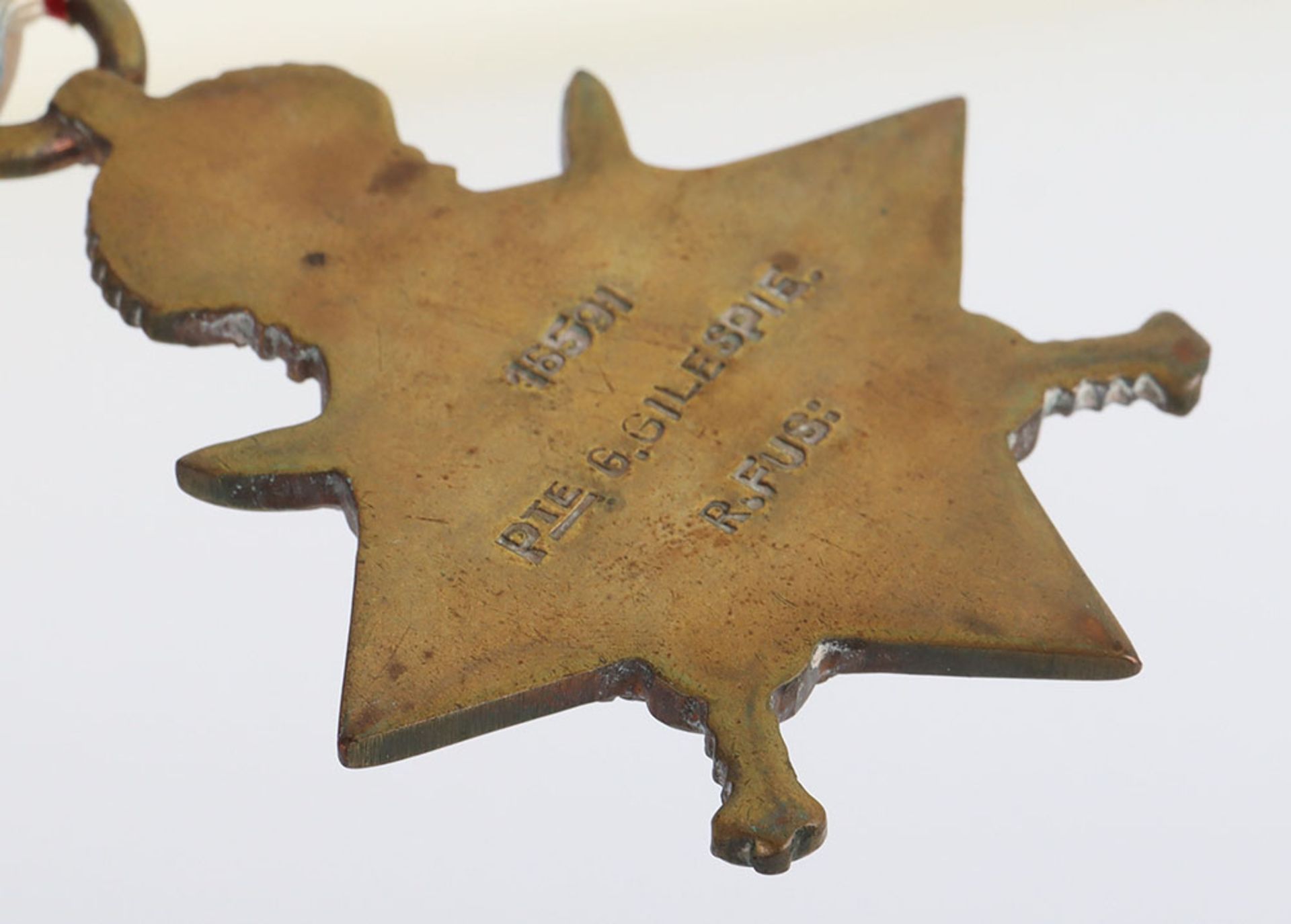 Great War 1914-15 Star Medal Trio to the Royal Fusiliers - Image 7 of 8