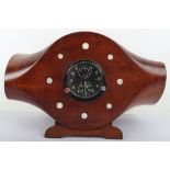 Wooden Aircraft Propeller Hub with Soviet Russian Aircraft Clock