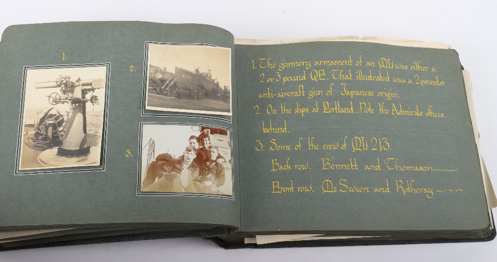 Magnificent Photograph Album and Associated Items Documenting the Service of Deck Hand F C Jenson Ro - Image 12 of 14