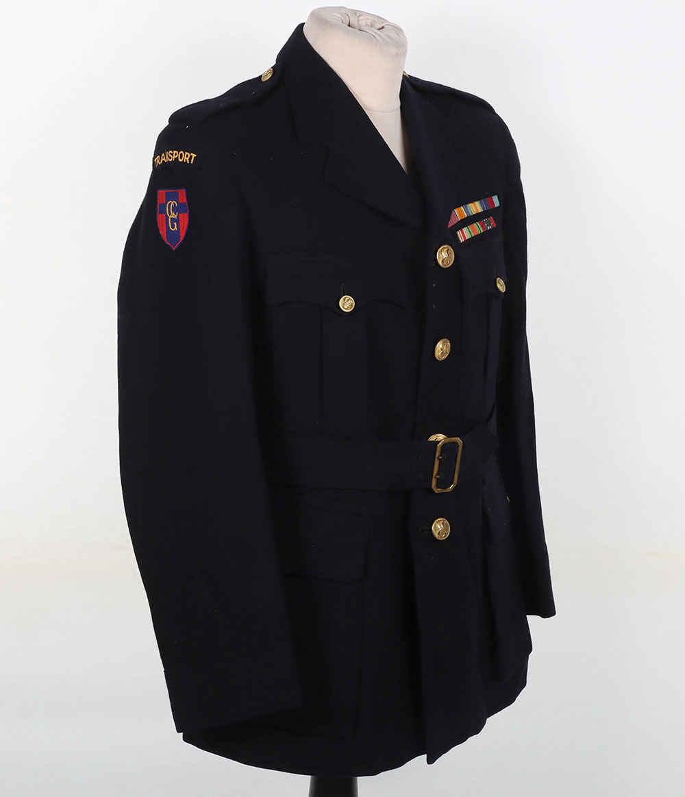 British Control Commission Germany Transport Section George Medal Winners Tunic - Image 3 of 9