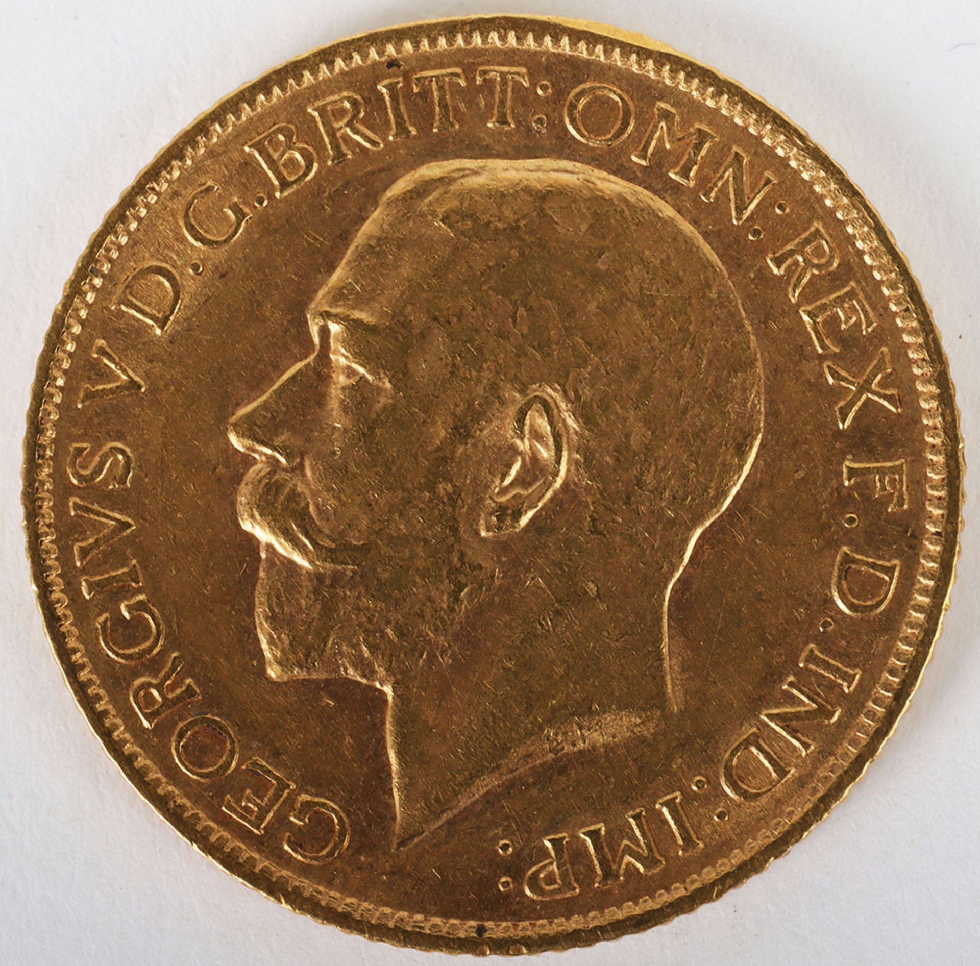 George V (1910-1936), Sovereign, 1913